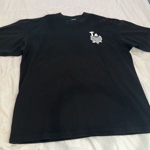 Men’s black LA logo T-shirt size 2XL